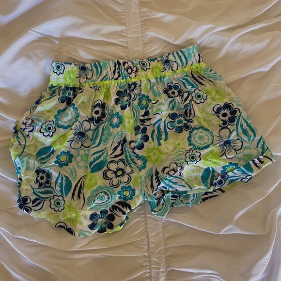 NEW Lucky Brand flowy tropical beach shorts - Picture 2 of 6
